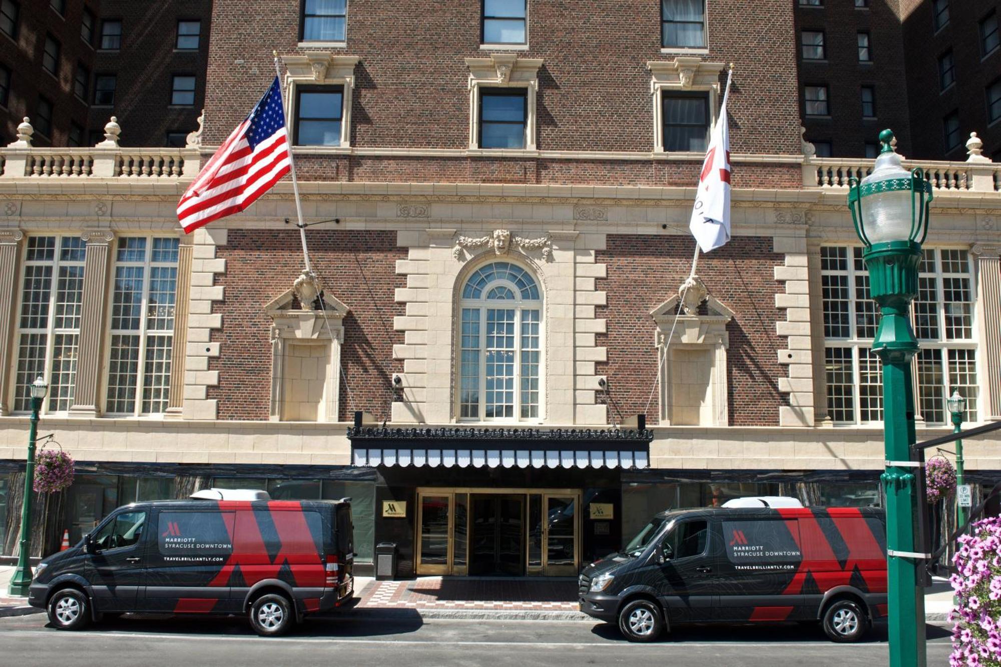 Hotel Marriott Syracuse Downtown Exterior foto